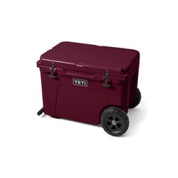 YETI Tundra Haul Wild Vine Red 82 can Roller Cooler