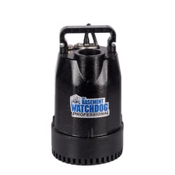 The Basement Watchdog 1/3 HP 3,720 gph Cast Iron Dual Reed Switch AC Submersible Sump Pump