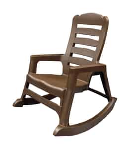 Adams  Big Easy  Polypropylene  Adirondack Rocking Chair 