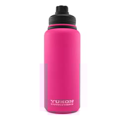 Yukon Outfitters 32 fl. oz. Shocking Pink BPA Free Double Wall Water Bottle