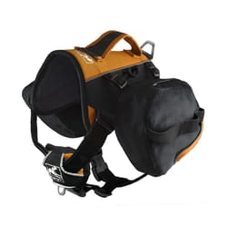 Kurgo Baxter Black/Orange Dog Backpack Large