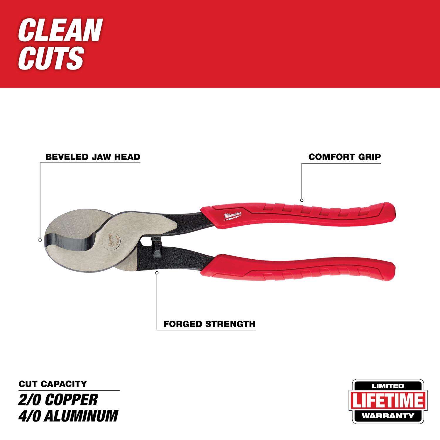 Milwaukee cable online cutters