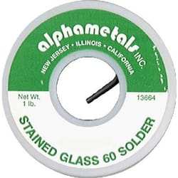 Alpha Metals 16 oz Solid Wire Solder 0.125 in. D Tin/Lead 60/40 1 pc