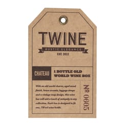 TWINE Old World Wood Wine Box