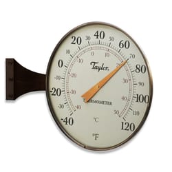 Taylor Dial Thermometer Aluminum Bronze 8.5 in.