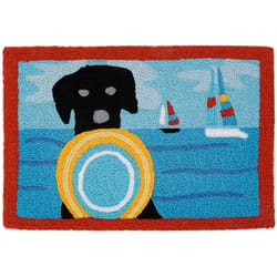 Jellybean 20 in. W X 30 in. L Multi-color Ready to Play Polyester Accent Rug