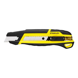 Stanley 6.10 in. Snap Knife Black/Yellow 1 pc