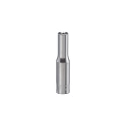 Craftsman 7/32 in. S X 1/4 in. drive S SAE 6 Point Deep Socket 1 pc