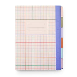 Kikkerland Inkerie 8 in. W X 6 in. L Multicolored Notebook