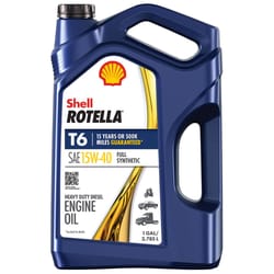 Rotella T6 15W-40 Diesel Synthetic Engine Oil 1 gal 1 pk