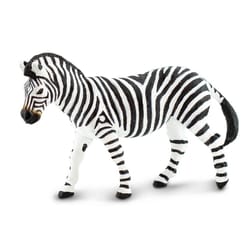 Safari Ltd. Wild Safari Plains Zebra Toy Black/White