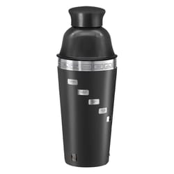 OGGI Dial-A-Drink 34 oz Black Stainless Steel Cocktail Shaker