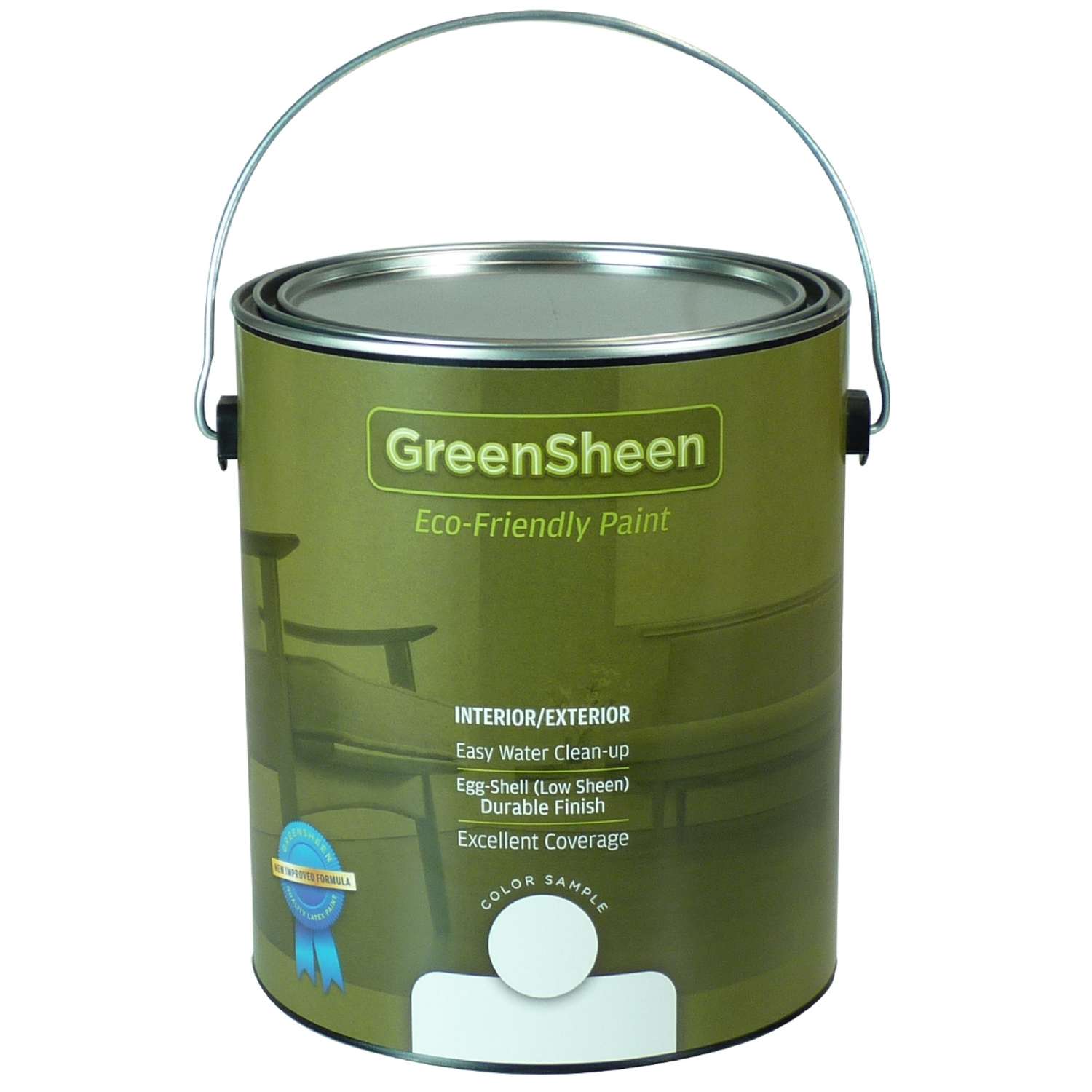 Green Sheen Eggshell Sage Paint Exterior and Interior 1 gal Ace Hardware