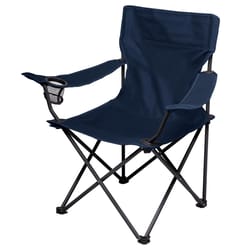Picnic Time Oniva Navy Blue Folding Chair