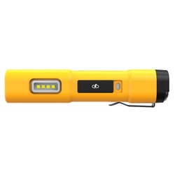 DeWalt 1000 lm Black/Yellow LED USB Flashlight