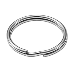 Lucky Line 1-3/4 in. D Nickel-Plated Steel Silver Split Key Ring