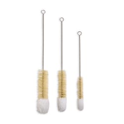 HIC Kitchen Multicolored Stainless Steel Soft Tip Brush