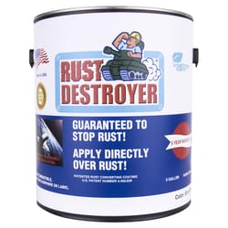 Rust Destroyer Indoor and Outdoor Matte Red Oil-Based Alkyd Resin Rust Prevention Paint 1 gal