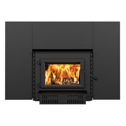 Englander Blue Ridge 26 in. W Black Traditional Fan-Forced Fireplace Insert