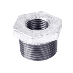 STZ Industries 1-1/4 in. MIP each X 1/2 in. D FIP Galvanized Malleable Iron Hex Bushing