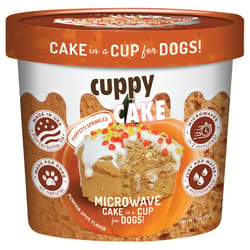 Cuppy Cake Microwave Cake Pumpkin Treats For Dogs 4 oz 1 pk