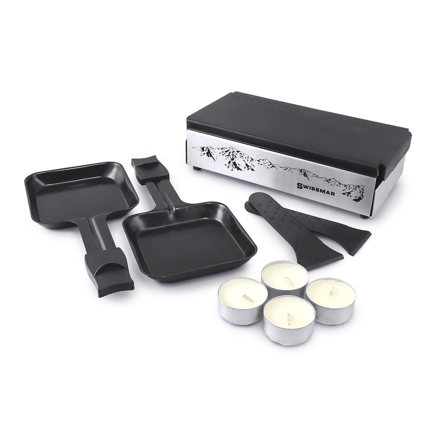 Swissmar Black/Silver Plastic/Stainless Steel Nonstick Surface Indoor Grill 37.3 sq in Sansujyuku sansujyuku.com