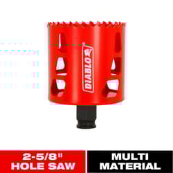 Diablo Snap-Lock Plus 2-5/8 in. Bi-Metal 2-3/8 in. L Hole Saw