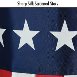 In The Breeze U.S. Stars and Stripes Printed Windsock 40 in. H X 6 in. W