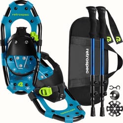 Retrospec 17 in. Youth Snowshoes Blue