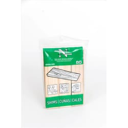 Nelson 1.5 in. W X 6 in. L Wood Shim 9 pk