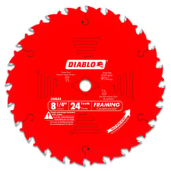 Diablo 8-1/4 in. D X 5/8 in. TiCo Hi-Density Carbide Framing Blade 24 teeth 1 pk