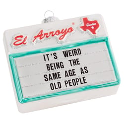 El Arroyo Multicolored Old People Ornament