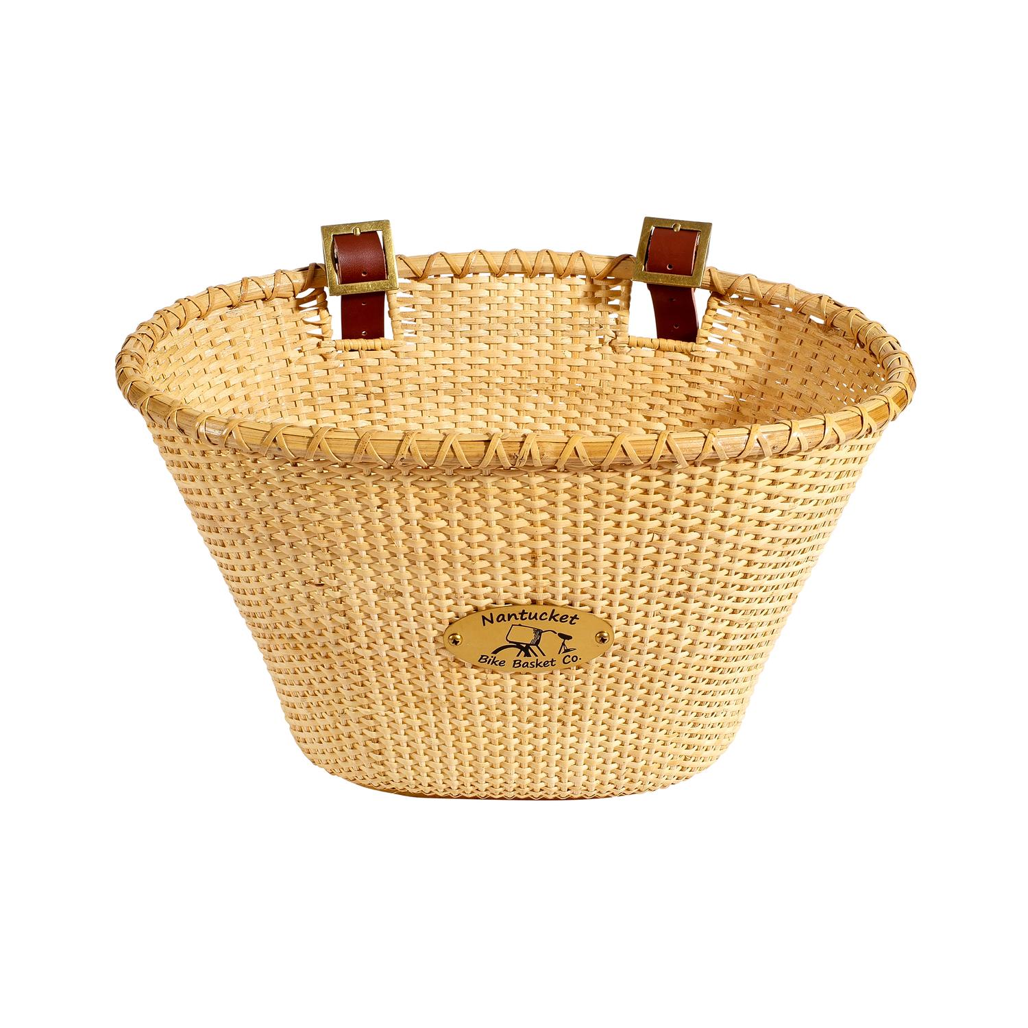 Nantucket Lightship Rattan Bicycle Baskets 13 lb Natural Sansujyuku sansujyuku.com