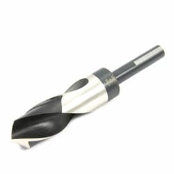 Forney Command Pro 1-1/8 in. High Speed Steel Silver and Deming Drill Bit 3-Flat Shank 1 pc