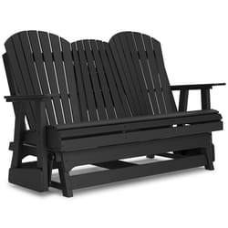 Signature Design by Ashley Hyland Wave Black HDPE Frame Loveseat