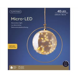Lumineo LED Micro Warm White 40 ct Christmas Lights 1 ft.