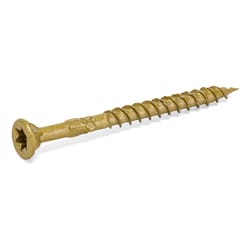 HILLMAN Power Pro No. 9 in. X 2-1/4 in. L Bronze Star Flat Head Premium Deck Screws 5 lb 489 pk