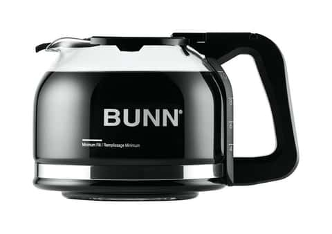 Bunn 12 Cup Commercial Glass Decanter with Black Handle (3 Pack)