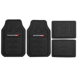 Plasticolor Black Dodge Floor Mat For Universal 4 pk