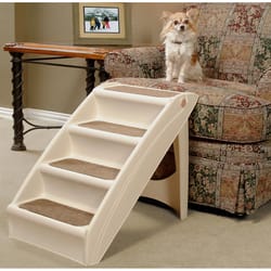 PetSafe Pup Step Plus Plastic Pet Stairs Tan 20 in. H X 16 in. W X 24 in. D