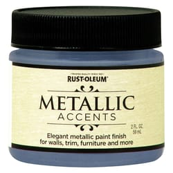 Rust-Oleum Metallic Accents Metallic Harbor Sky Water-Based Paint Exterior and Interior 2 oz