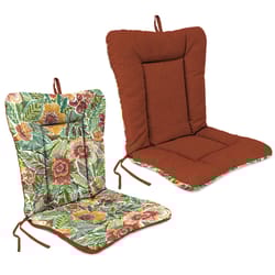 Jordan Manufacturing Brown Knife Edge Polyester Euro Chair Cushion 3.5 in. H X 21 in. W X 38 in. L