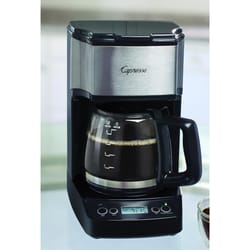 Color of the face home 5-Cup Mini Brew Switch Coffee Maker, (Black)