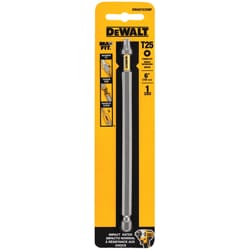 DeWalt Maxfit Torx 6 in. L T25 Screwdriver Bit S2 Tool Steel 1 pc