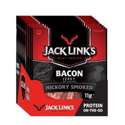 Jack Link's Hickory Smoked Bacon Jerky 2.5 oz Pegged