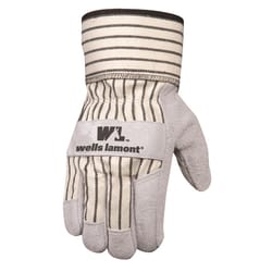 Wells Lamont Men's General Purpose Work Gloves Pearl Gray XL 1 pk