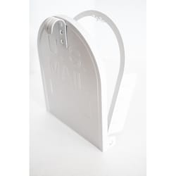 Bayshore RetroFit Aluminum White 6-1/4 in. W X 2-1/2 in. L Replacement Mailbox Lid