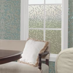 RoomMates Clear Large Mosaic Privacy Indoor Window Film 17.75 in. W X 6.5 ft. L