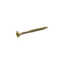 Grip-Rite 1.25 in. L Star Yellow Zinc Coarse Wood Screws 184 pk