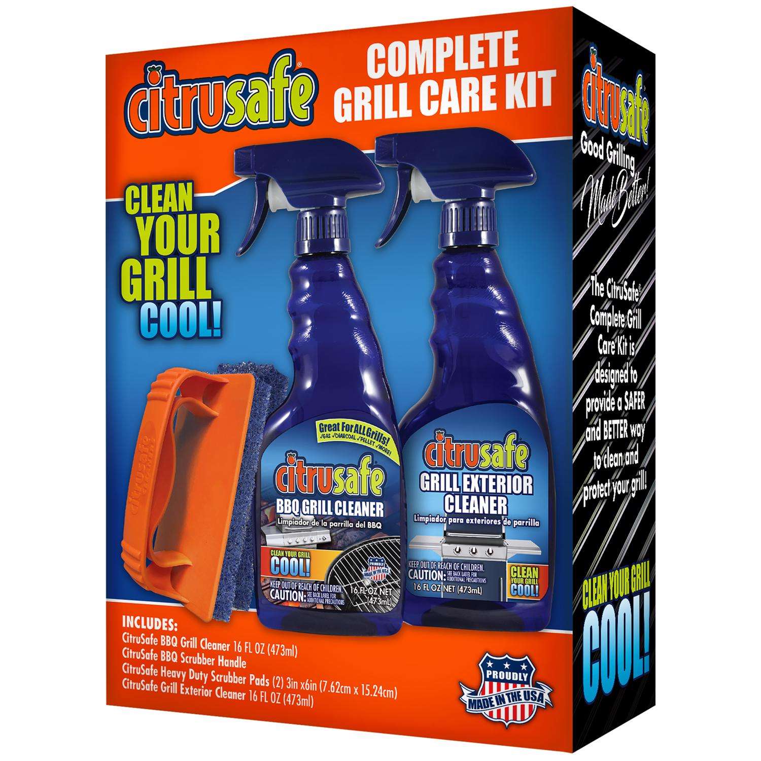 Review: CitruSafe BBQ Grill Cleaner & Char-Broil Red Nylon Brush 